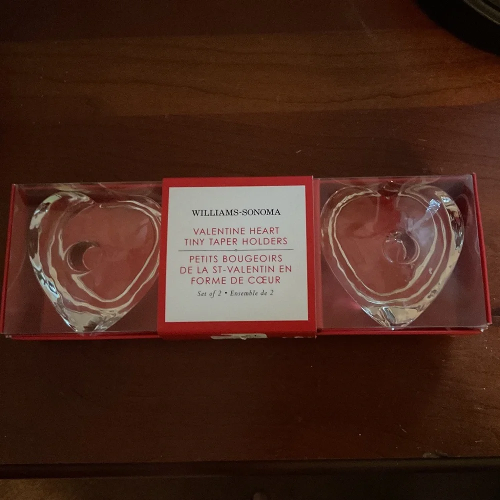 Williams-Sonoma Valentine Heart Tiny Taper Holder